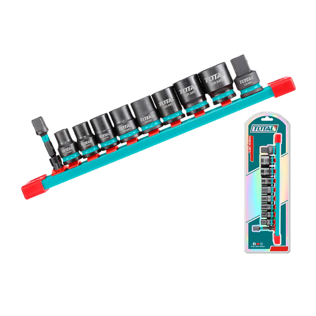 Juego de Dados de impacto de 10 Piezas 3/8