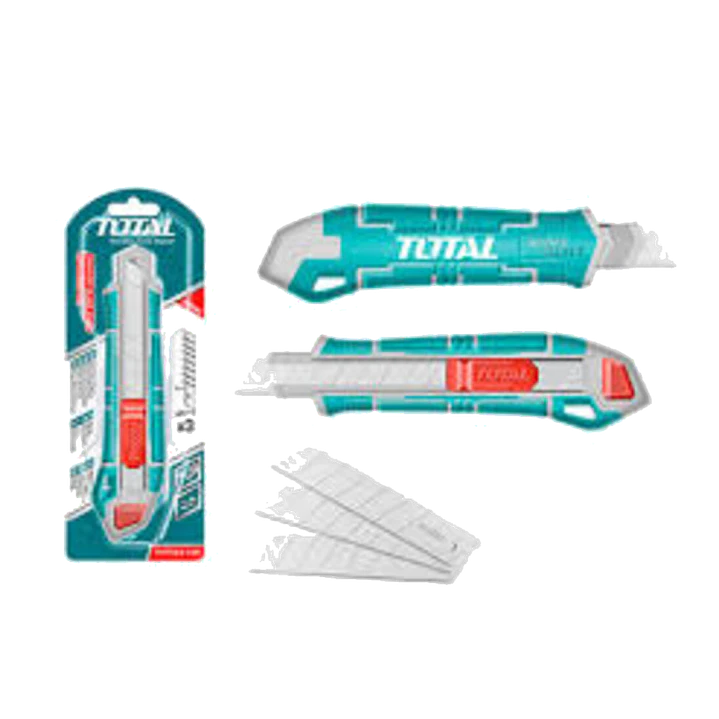 Corta Carton Cuchillo Cartonero 18mm X 100mm Total Tht522136 1