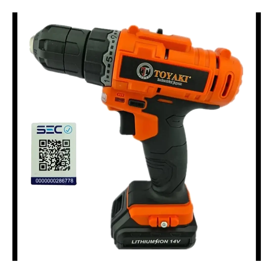 Taladro Atornillador Inalambrico 10mm 14v Toyaki Tk-839 1