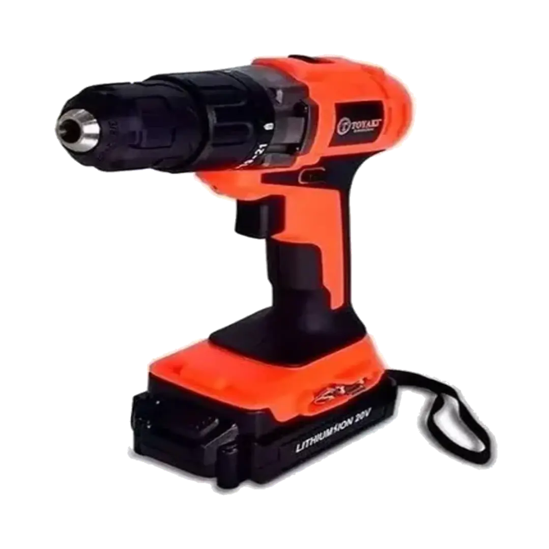 TALADRO IMPACTO RECARGABLE 20V 13MM TOYAKI + 2 BATERIA Y 1 CARGADOR 1