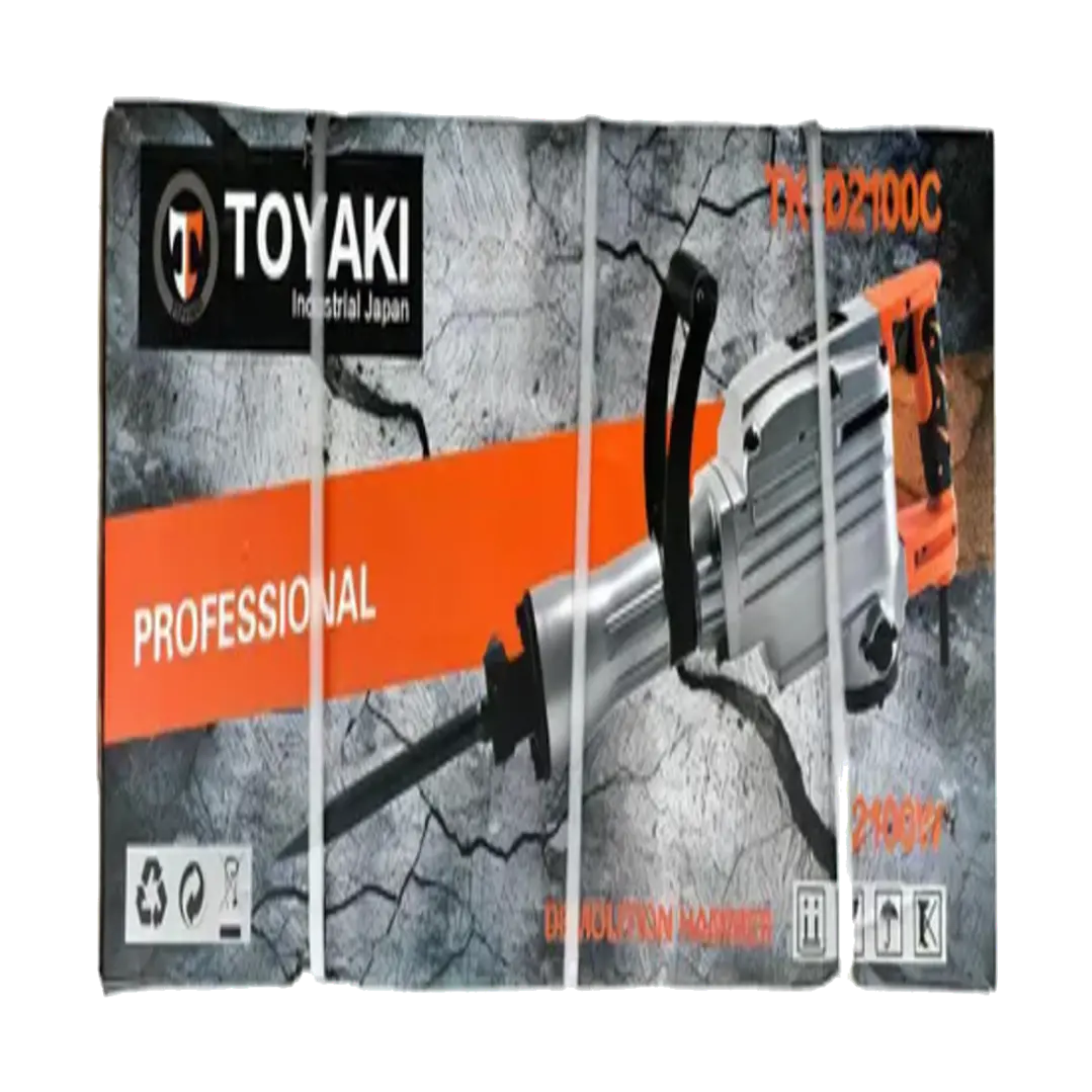 MARTILLO DEMOLEDOR 2100W 14KG NARANJO TOYAKI 1