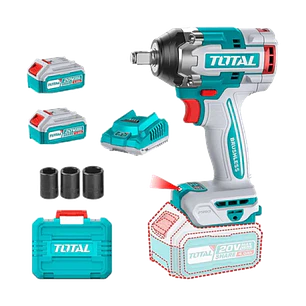 Taladro Pistola Llave Impacto 20v 2bat+ Carg Total Tiwli2050