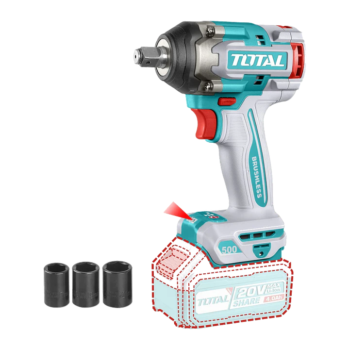 LLAVE DE IMPACTO INALÁMB 1/2