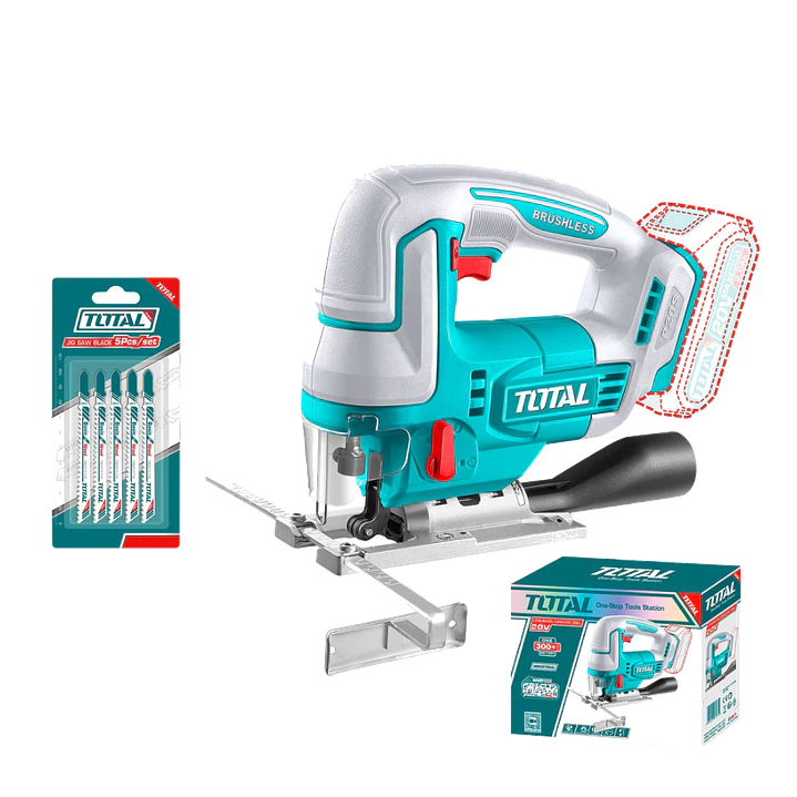 SIERRA CALADORA INALAMBRICO 20V 3000 RPM TOTAL SIN BATERIA SIN CARGADOR 1