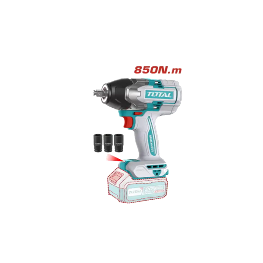 Taladro Pistola Llave Impacto 20v 850nm Total Tiwli20851 1