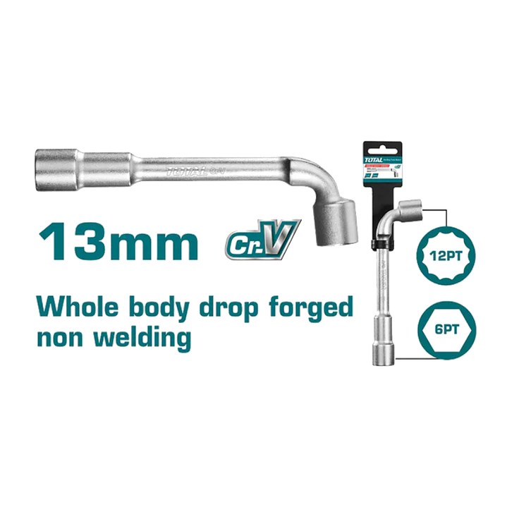 LLAVE PIPA 13MM TOTAL 1