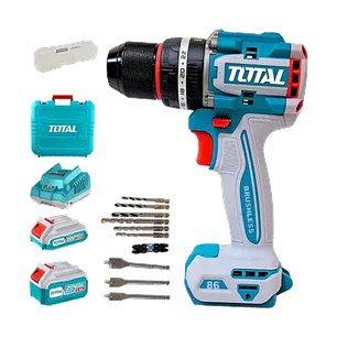Taladro Percutor 86nm Industrial Total Tidli20868 Color Turquesa Frecuencia 50/60hz