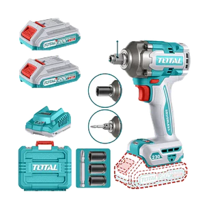 Taladro Pistola Llave Impacto Y Atornillador 20v 230nm Total Color Turquesa Frecuencia 50 60hz Voltaje 20V