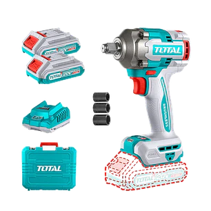 Taladro Pistola Llave Impacto 20v Carg+ 2bat Total Tiwli2040