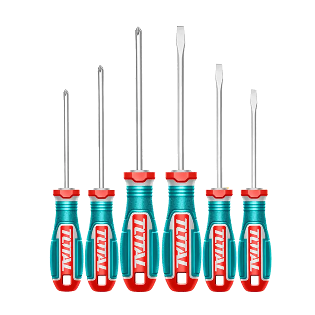 Kit Juego Destornilladores 6 Piezas Total Tksds0626 1