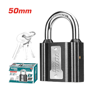 Candado De Seguridad 50 Mm Con 3 Llaves Total Tlk31501