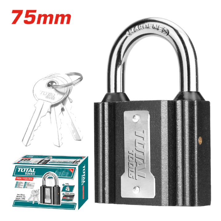 Candado De Seguridad 75 Mm Con 3 Llaves Total Tlk31751 1