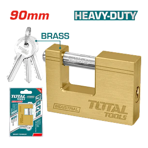 CANDADO JUMBO DE BRONCE 90MM TOTAL