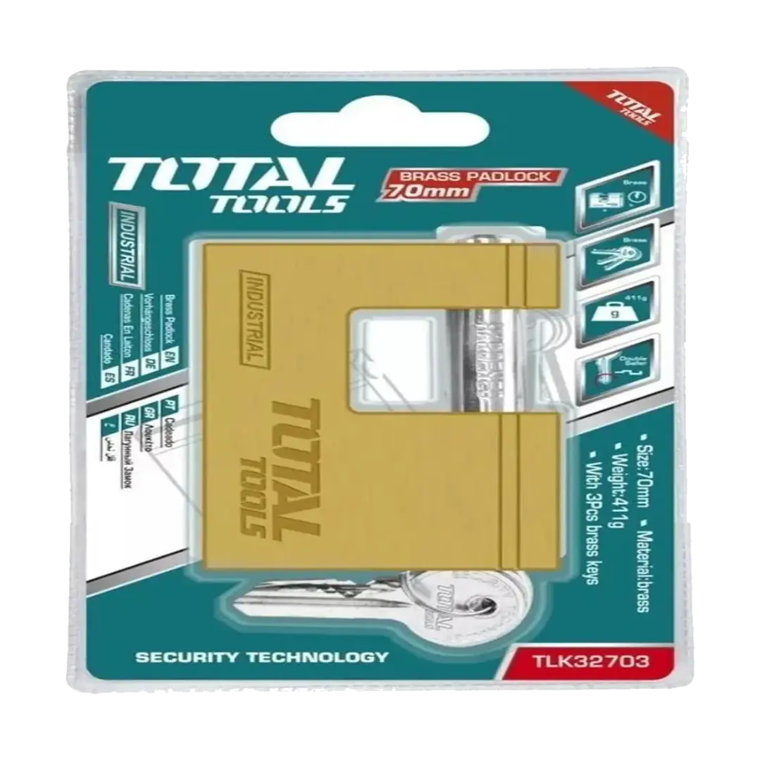 CANDADO JUMBO DE BRONCE 70MM TOTAL 1