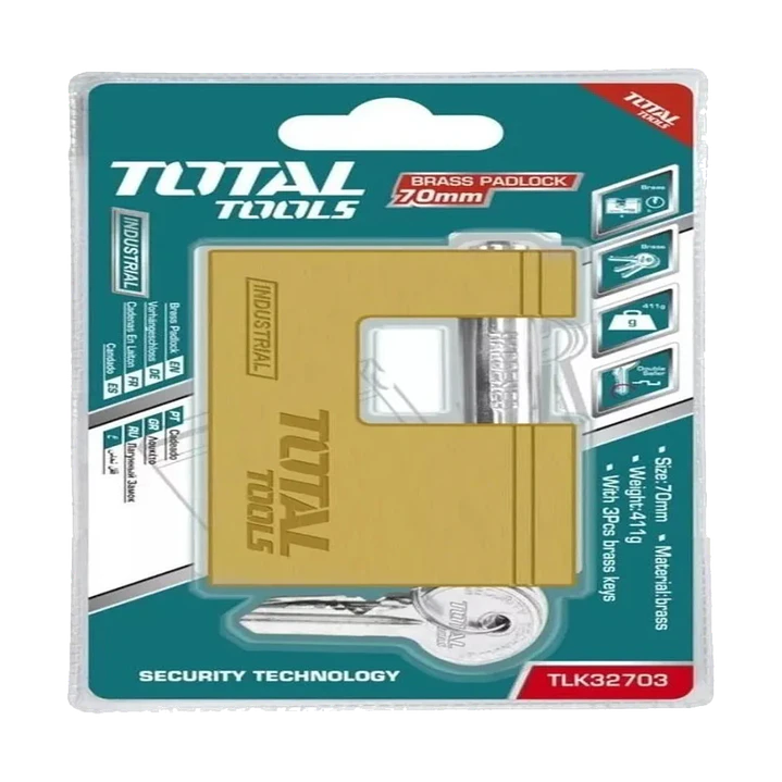 CANDADO JUMBO DE BRONCE 70MM TOTAL 1