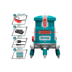 NIVEL LASER AUTO-NIVELANTE LINEA ROJA TOTAL