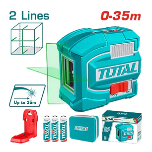 NIVEL LASER AUTO-NIVELANTE 2 LINEAS  0-35M  TOTAL