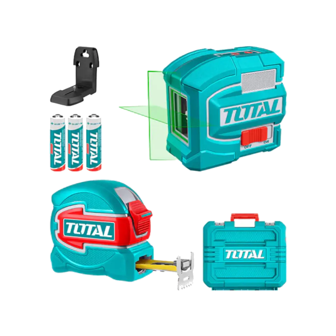 Kit de nivel laser autonivelante luz verde 30M Total 1