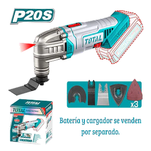 HERRAMIENTA MULTIUSO INALAMBRICO 20V TOTAL SIN BATERIA SIN CARGADOR
