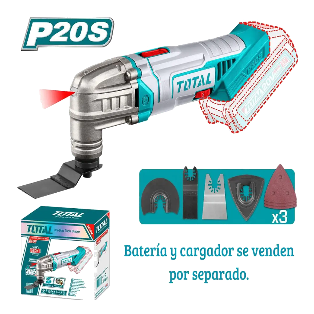 HERRAMIENTA MULTIUSO INALAMBRICO 20V TOTAL SIN BATERIA SIN CARGADOR 1