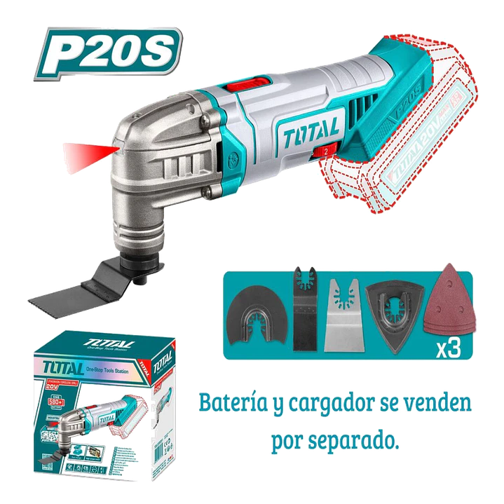 HERRAMIENTA MULTIUSO INALAMBRICO 20V TOTAL SIN BATERIA SIN CARGADOR 1