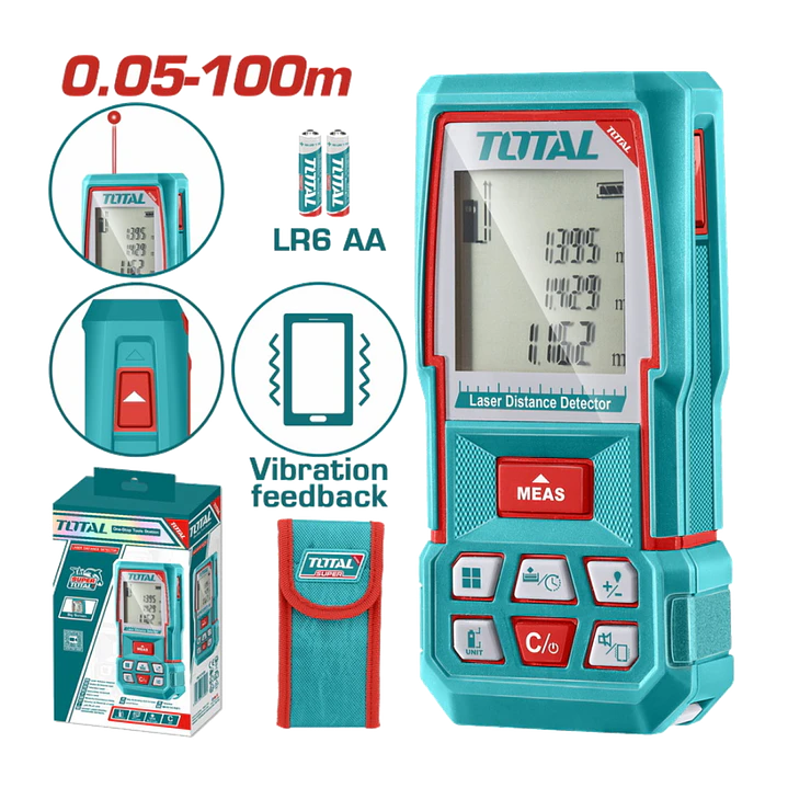 MEDIDOR DE DISTANCIA LASER 100MTS TOTAL 1