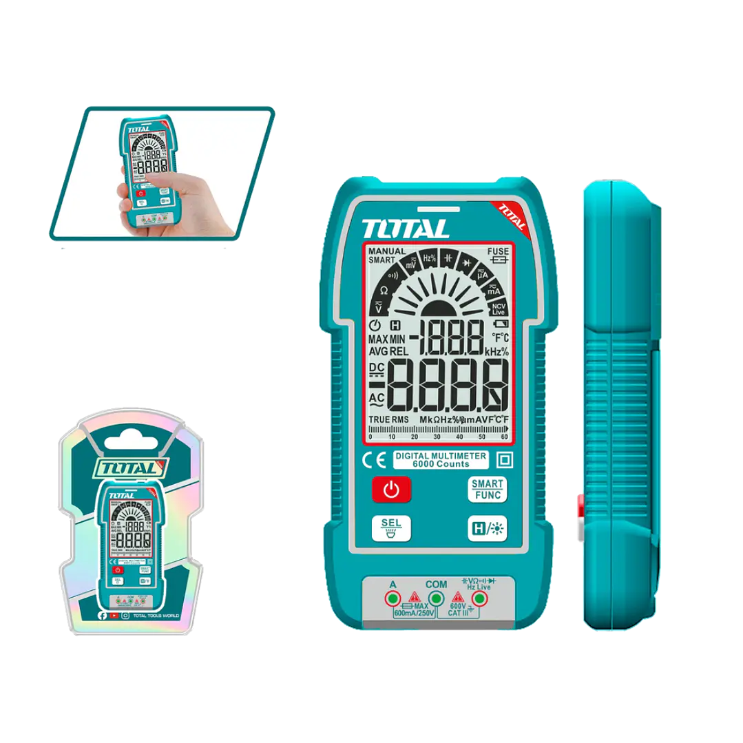 MULTITESTER DIGITAL 600V TOTAL 1