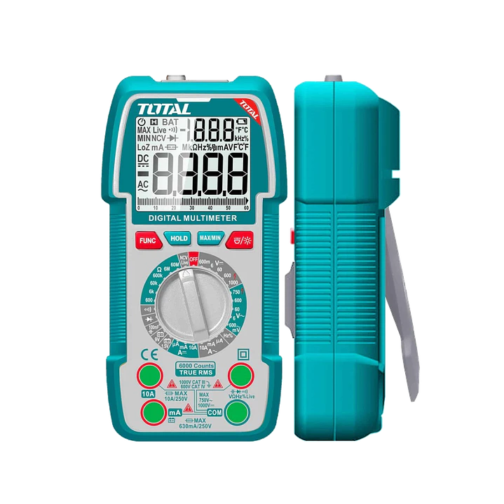 MULTITESTER DIGITAL 1000V TOTAL 1