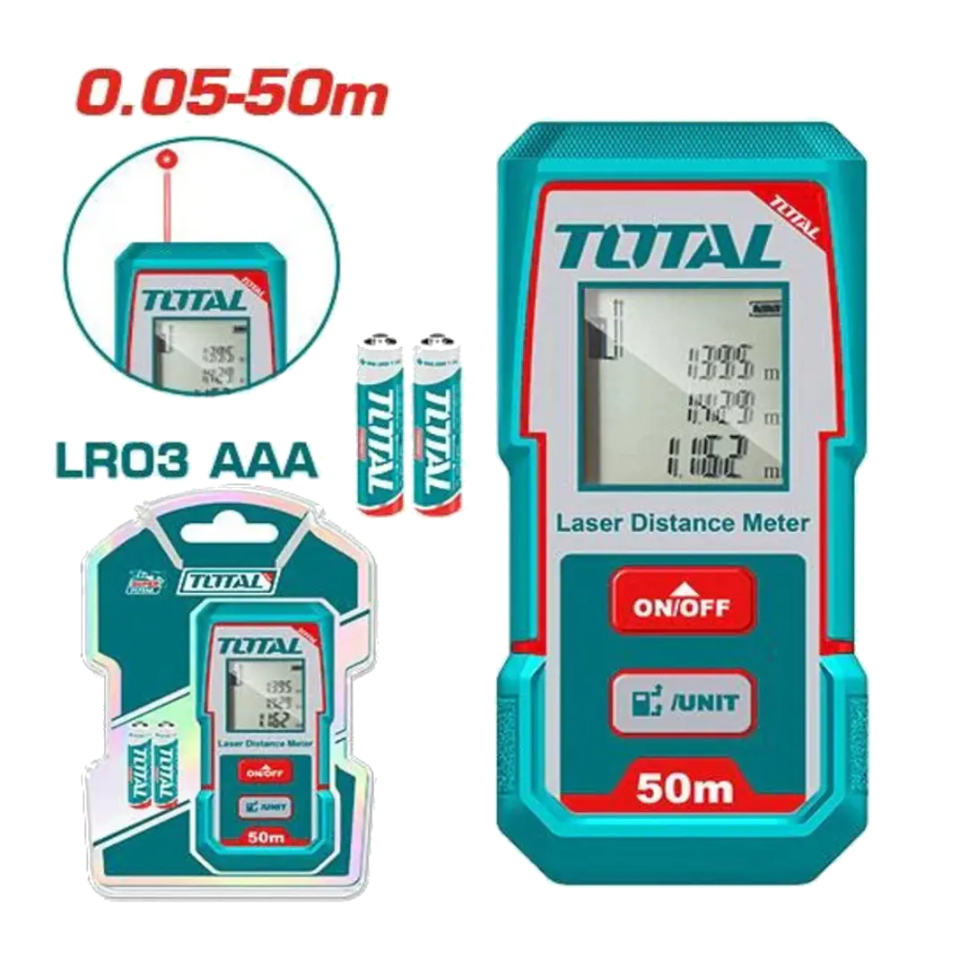 MEDIDOR DE DISTANCIA LASER 50MTS TOTAL 1