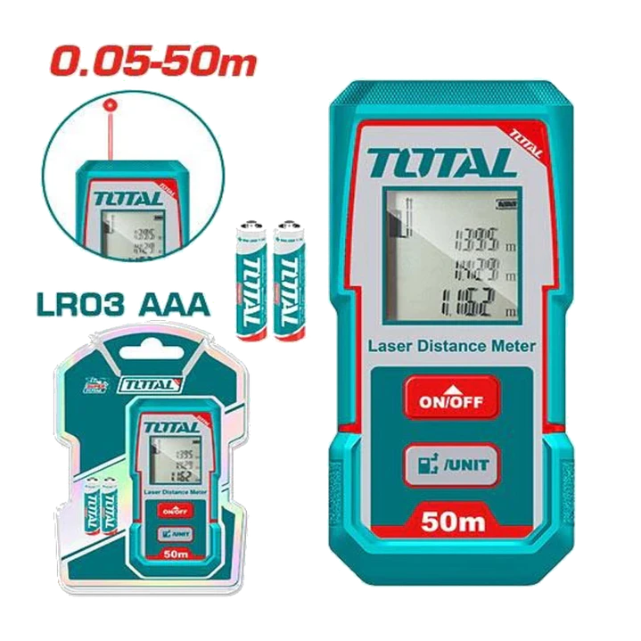 MEDIDOR DE DISTANCIA LASER 50MTS TOTAL 1