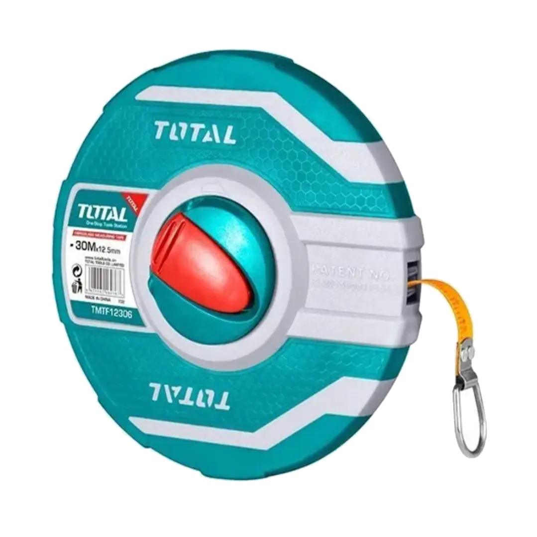 HUINCHA DE MEDIR FIBRA DE VIDRIO 30MTS TOTAL 1