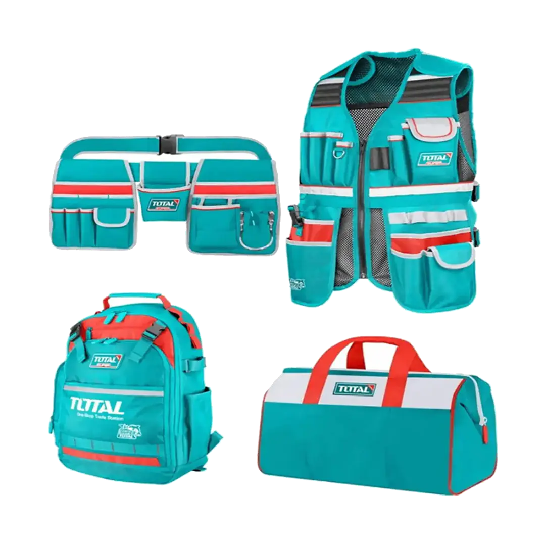 Kit bolso+mochila+chaleco+porta herramienta  Total 1