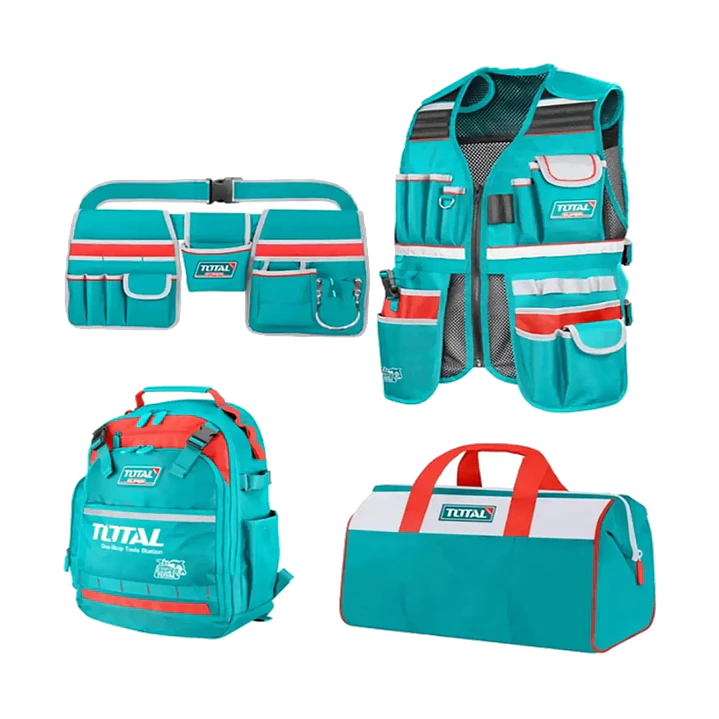 Kit bolso+mochila+chaleco+porta herramienta  Total 1