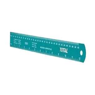 Regla Precisión De Aluminio 30cm Total Tmt633002