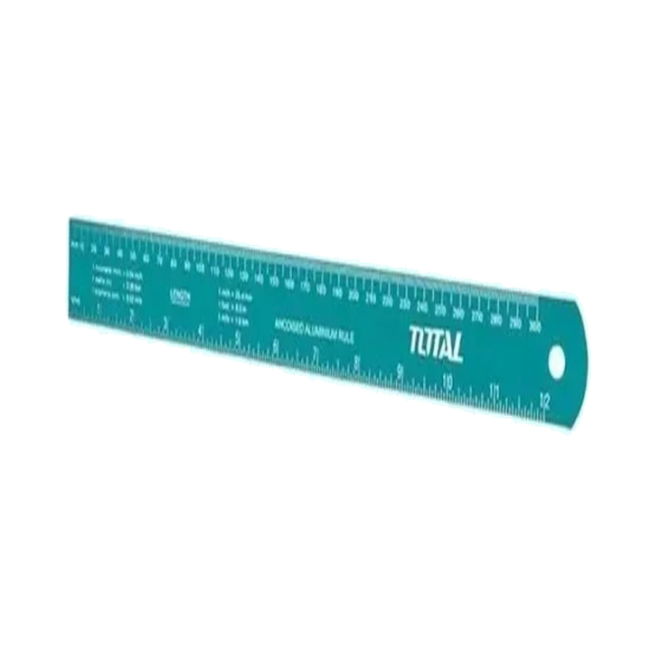 Regla Precisión De Aluminio 30cm Total Tmt633002 1