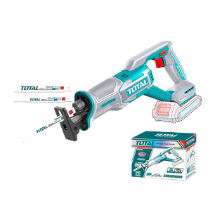 Sierra Sable Inalámbrica Total 20v, Motor Brushless, Sin Carbones - Madera, Metal, Plástico, Hueso - Incluye Hojas De Corte - No Incluye Batería Ni Cargador - Trsli2108