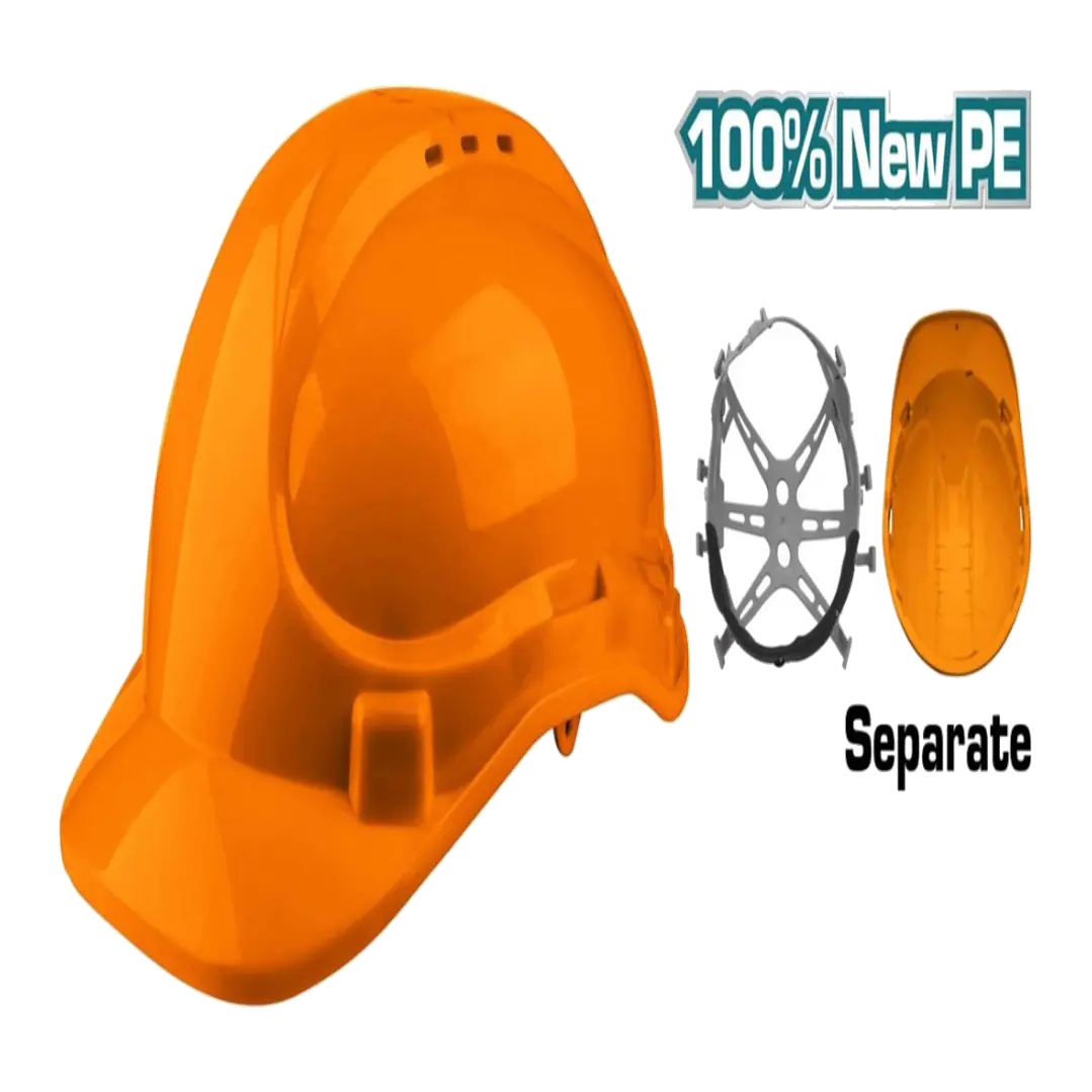 CASCO DE SEGURIDAD NARANJO 330G TOTAL 1