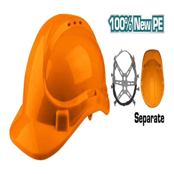 CASCO DE SEGURIDAD NARANJO 330G TOTAL 1