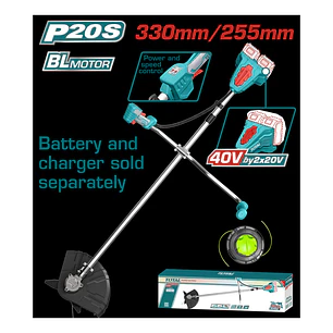 ORILLADORA INALAMBRICO LITIO-ION 2 X 20V