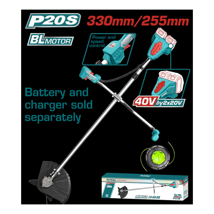ORILLADORA INALAMBRICO LITIO-ION 2 X 20V 1