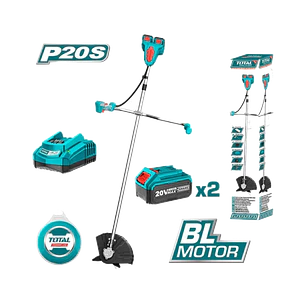 ORILLADORA INALAMBRICO LITIO-ION 40V + 2 BATERIAS TOTAL