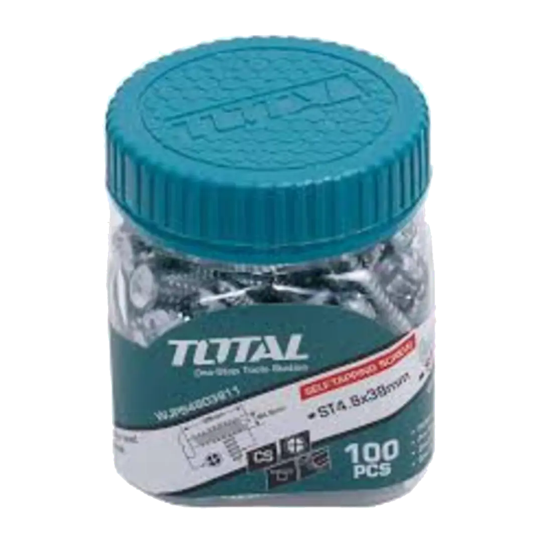 TORNILLO ROSCALATA 100PCS ST4.8X38MM TOTAL 1