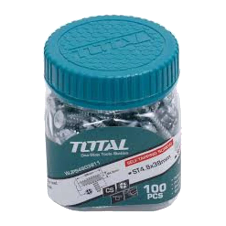 TORNILLO ROSCALATA 100PCS ST4.8X38MM TOTAL 1