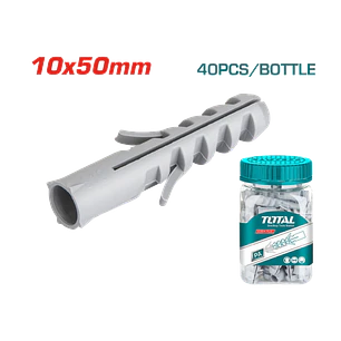 TARUGO PLASTICO POR 40PCS 10X50MM TOTAL
