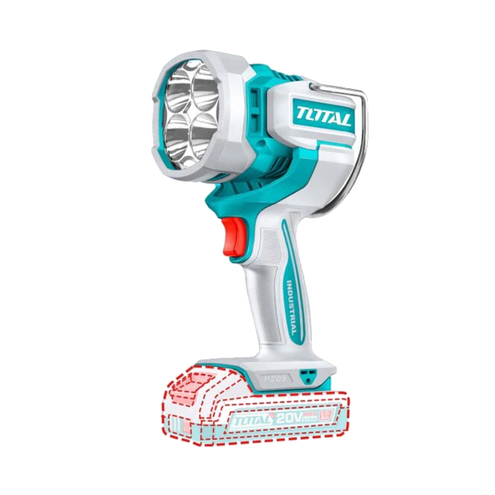 LAMPARA DE TRABAJO INALAMB 20V 22.5W TOTAL  SIN BATERIA SIN CARGADOR 1