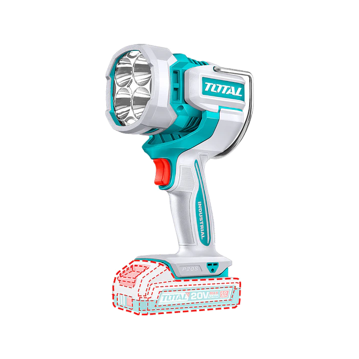LAMPARA DE TRABAJO INALAMB 20V 2500LUM TOTAL  SIN BATERIA SIN CARGADOR 1