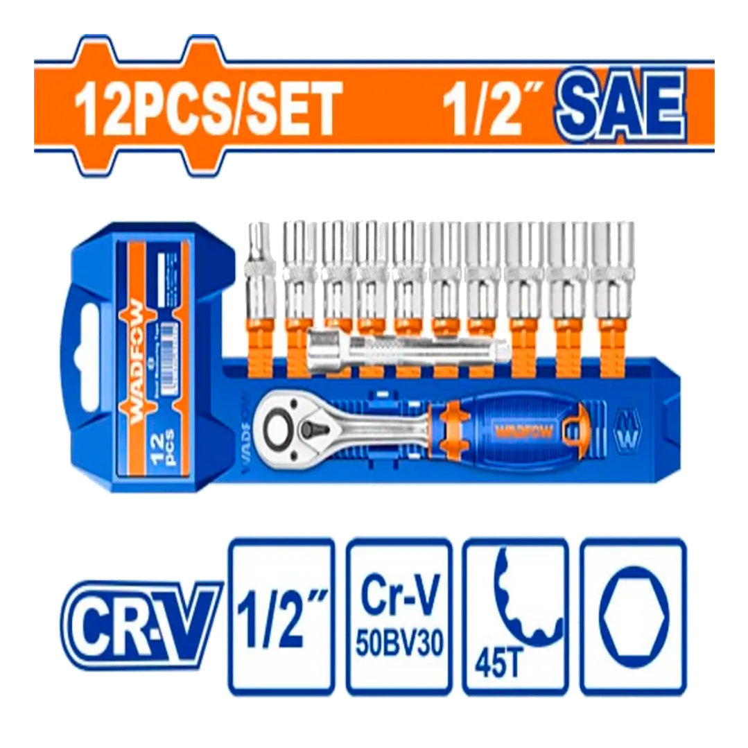 JUEGO DADOS Y CHICHARA 12 PCS 1/2 WADFOW 1