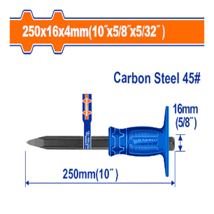 CINCEL ACERO PUNTA 250MM WADFOW