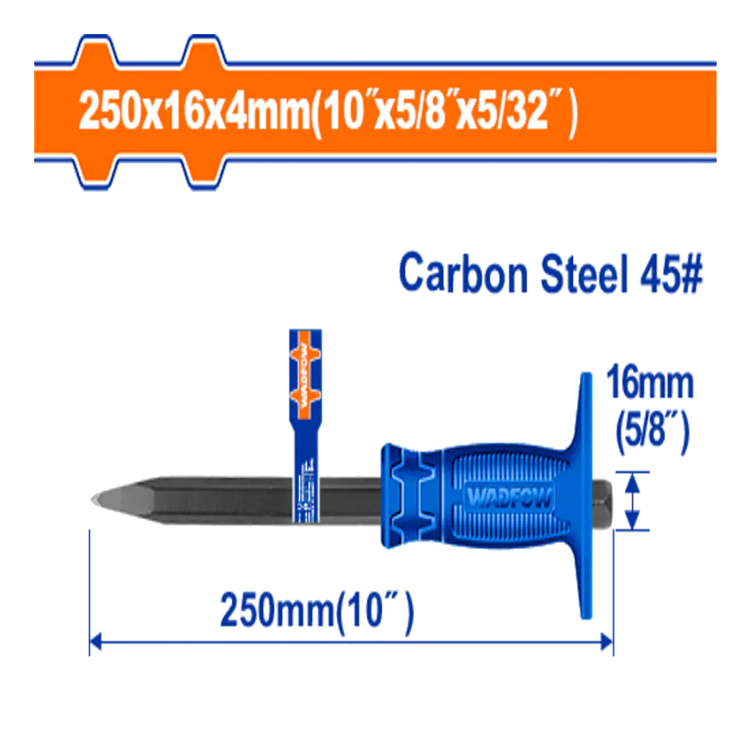CINCEL ACERO PUNTA 250MM WADFOW 1