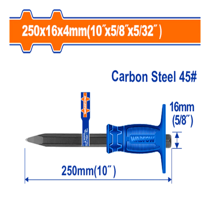 CINCEL ACERO PUNTA 250MM WADFOW 1